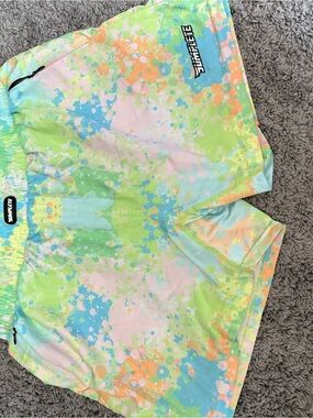 Kids' Pastel Splash Swim Shorts - Multicolor